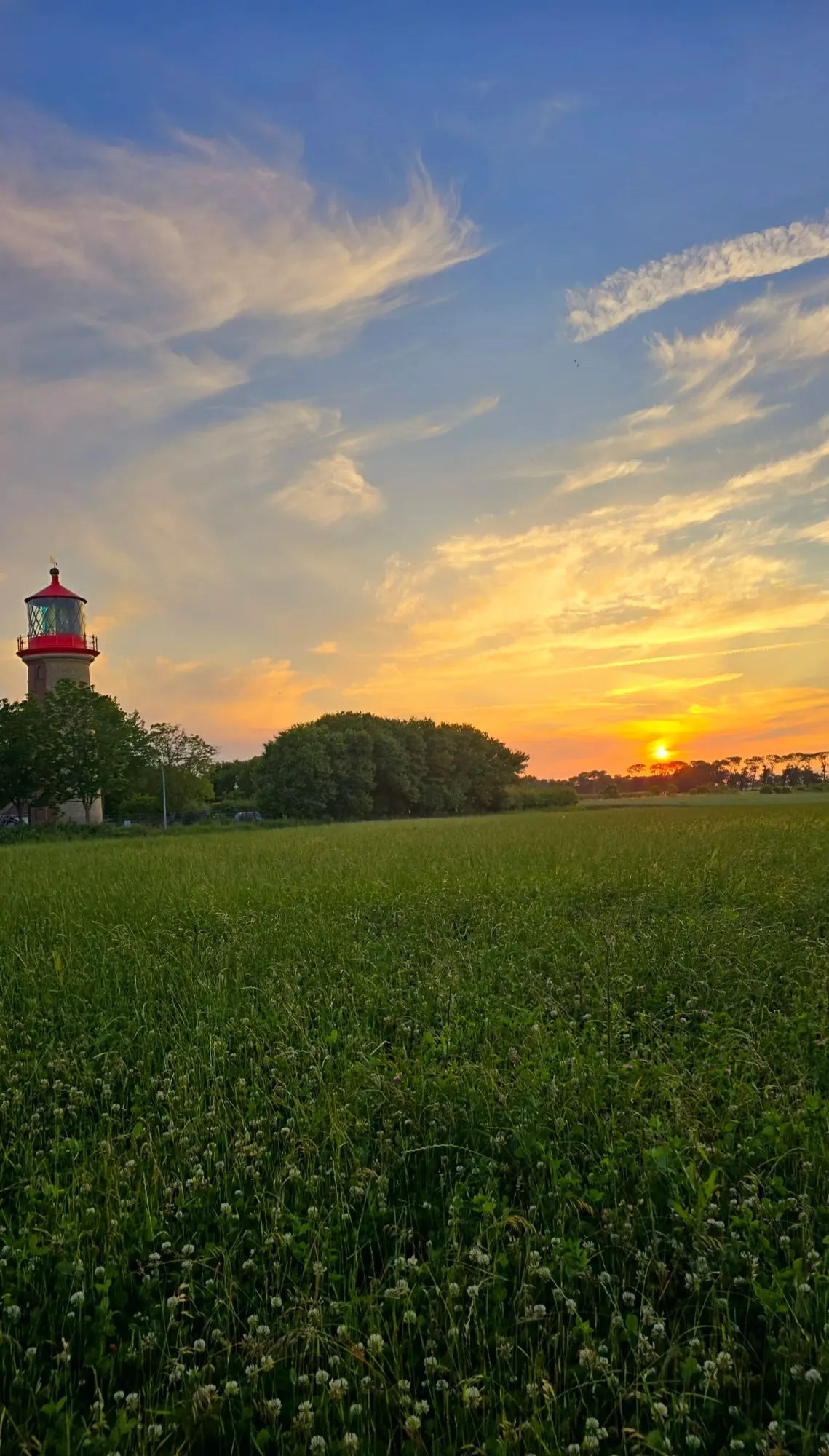 Leuchtturm Staberhuk Leuchtturm Staberhuk bei Sonnenuntergang auf Fehmarn