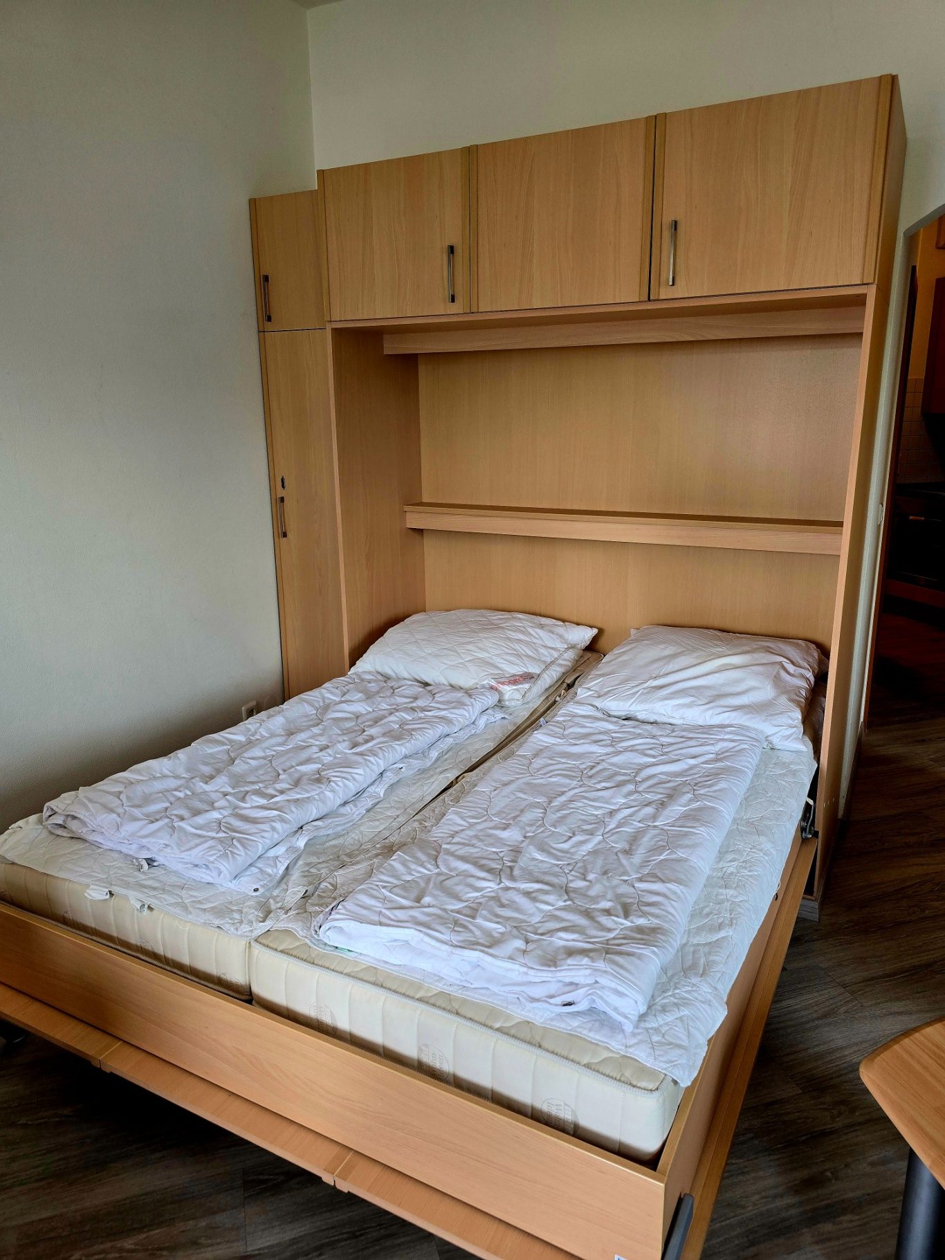 Wohn-/Schlafzimmer mit Schrankbett