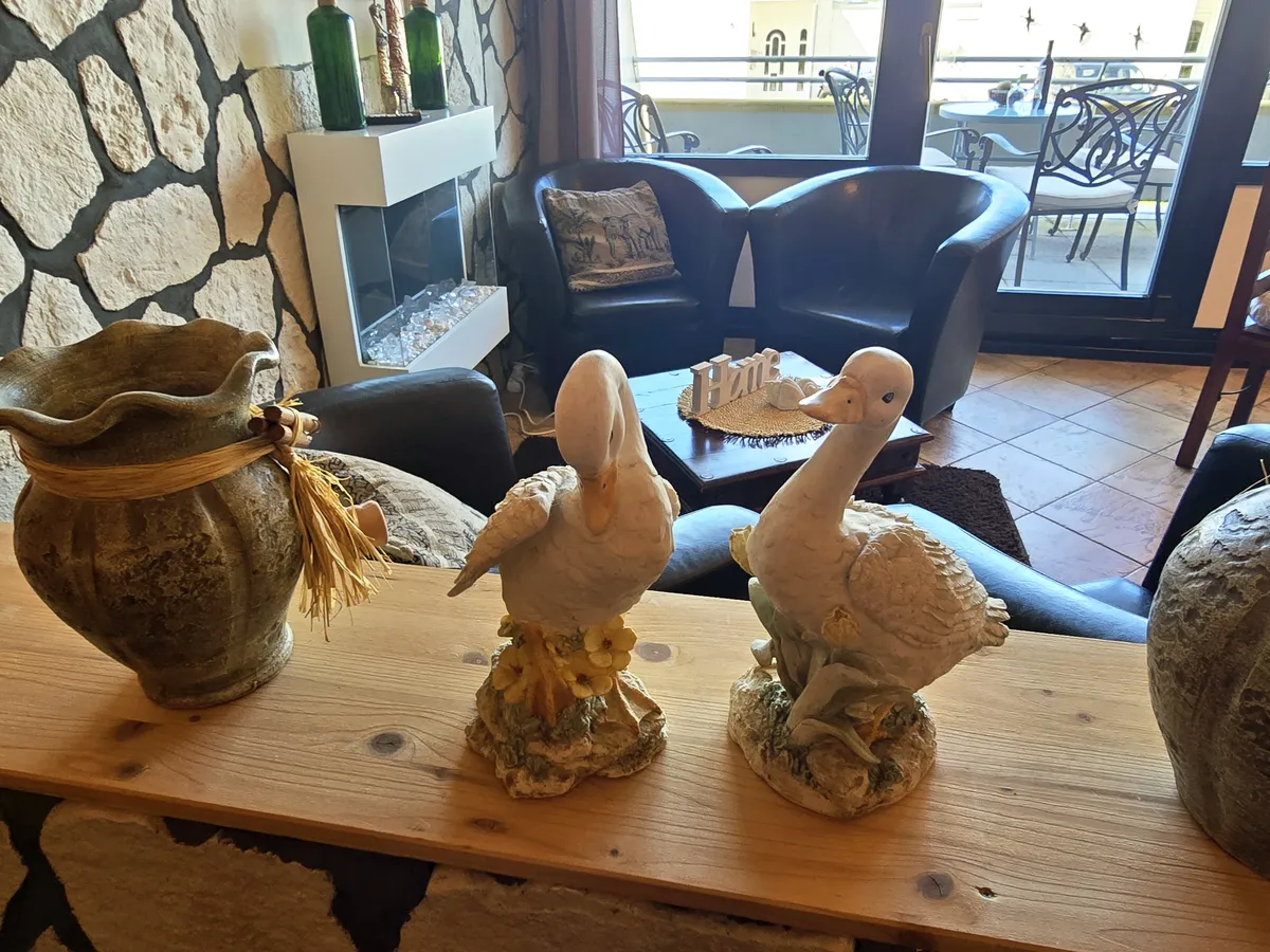 Sitzecke Sitzecke im Wohn-/Schlafraum für erholsame Abende auf Fehmarn.