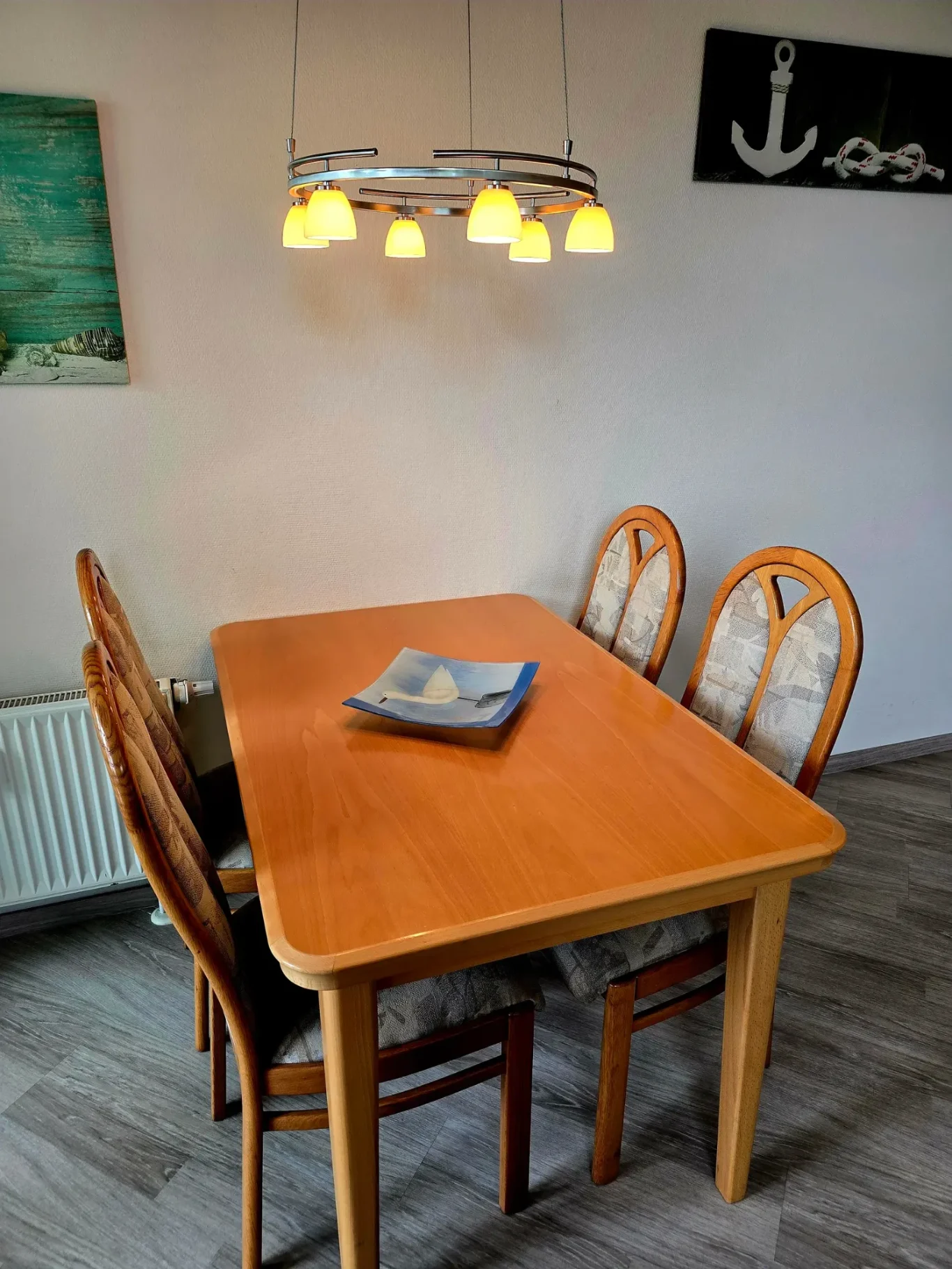 Essbereich in Ferienwohnung auf Fehmarn