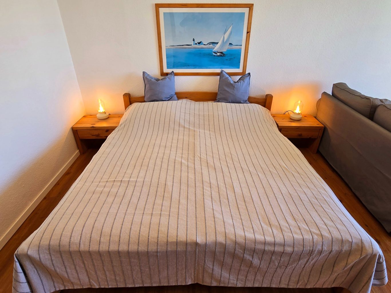Wohn-/Schlafzimmer Doppelbett