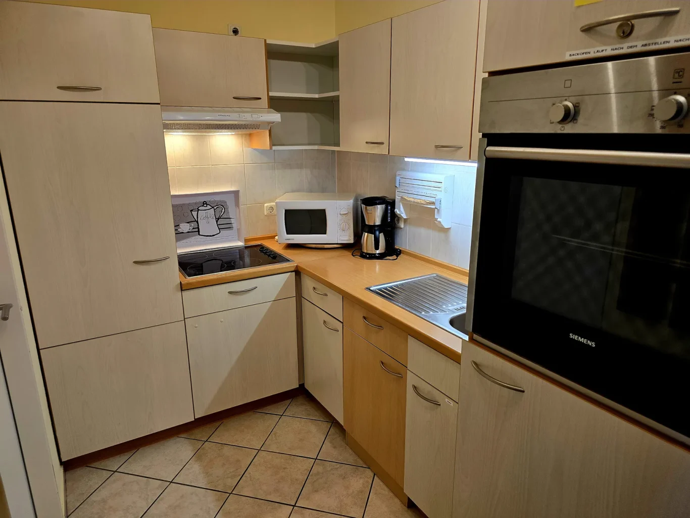 Küche Küche in Ferienwohnung am Südstrand Fehmarn