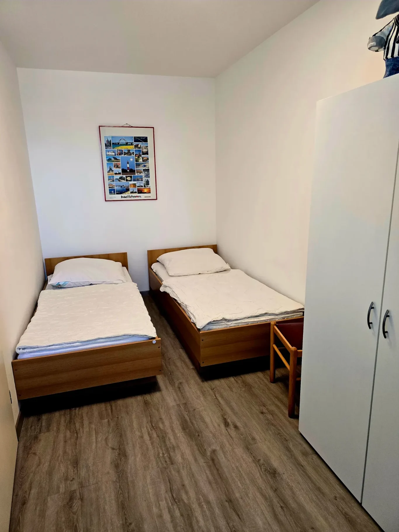 sep. Schlafzimmer Schlafzimmer mit zwei Einzelbetten in Ferienwohnung auf Fehmarn
