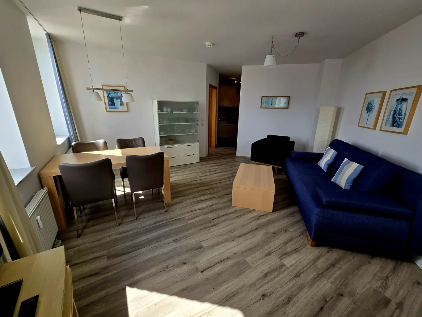 Wohn- und Essbereich Wohn- und Essbereich in Ferienwohnung auf Fehmarn