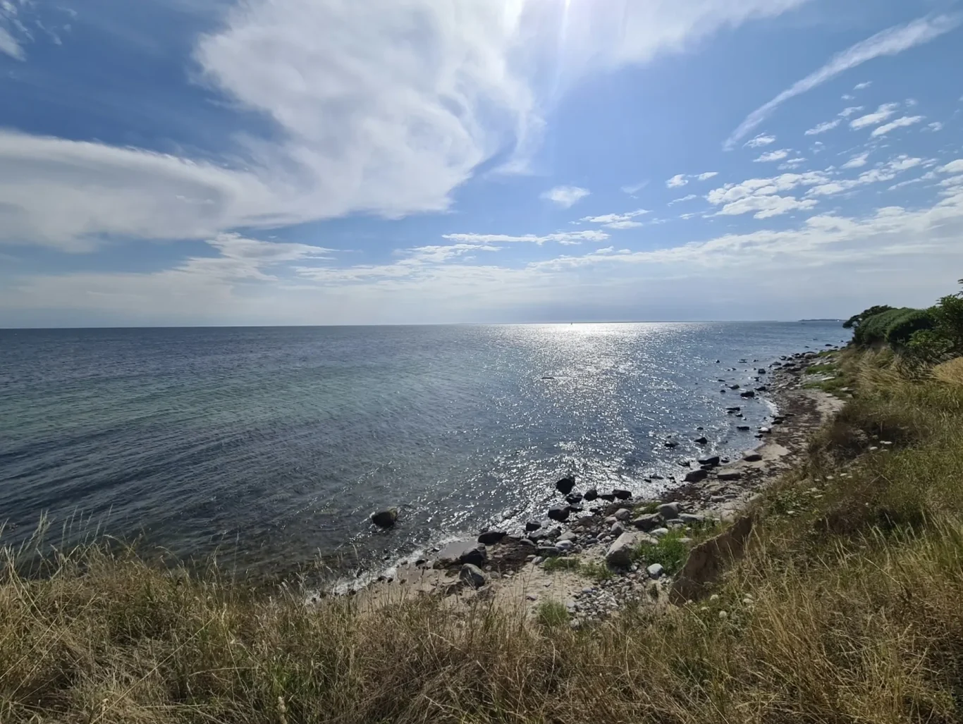 Steilküste Staberhuk Meerblick auf Fehmarn an der Ostsee