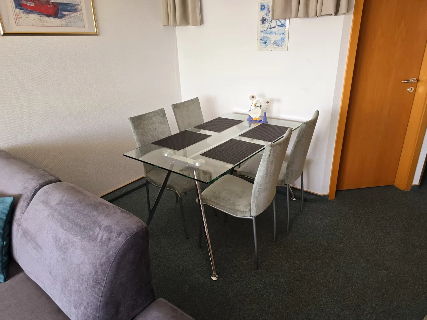 Esstisch Essbereich in Ferienwohnung am Südstrand Fehmarn