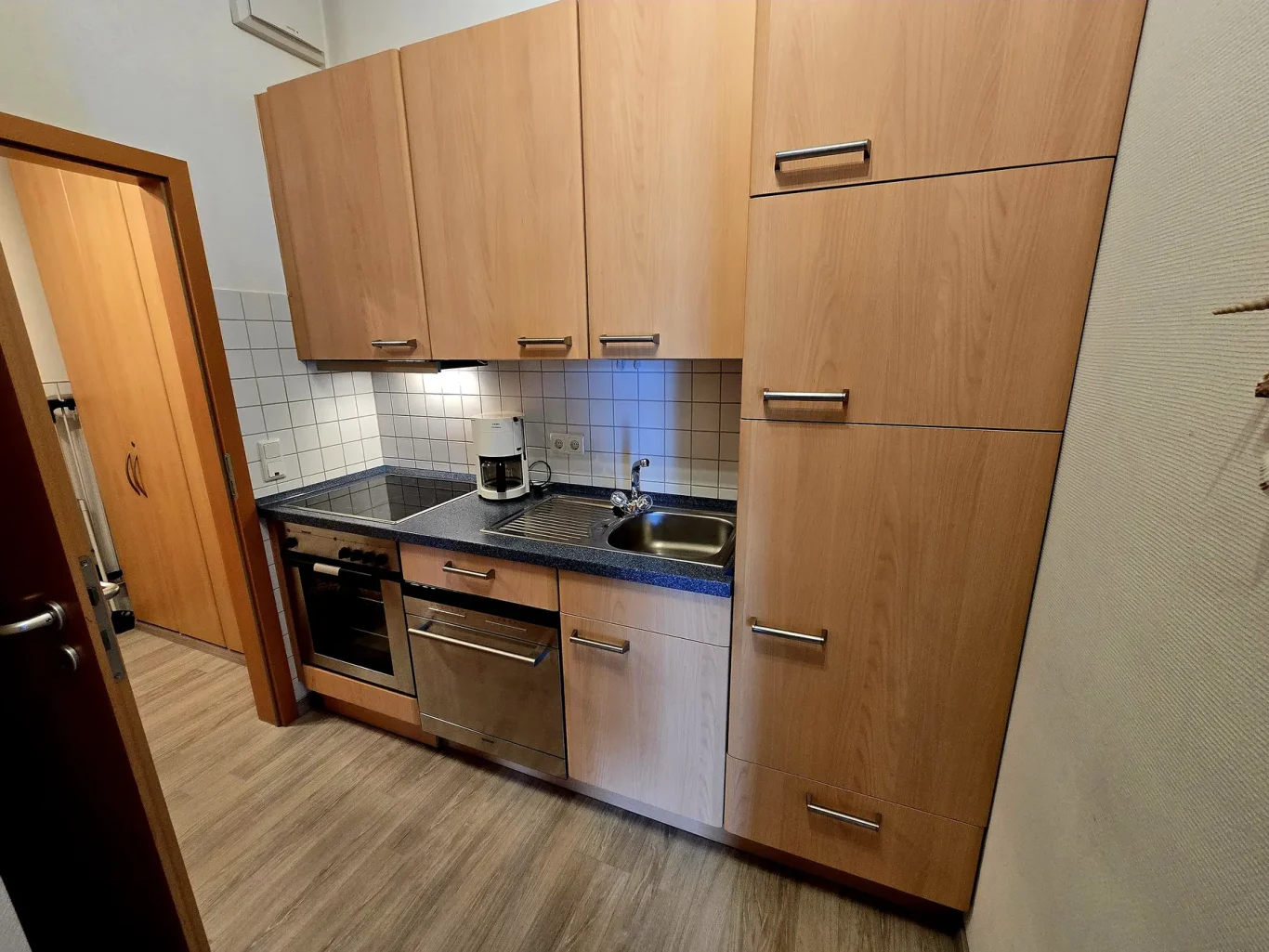 Küche in Ferienwohnung auf Fehmarn