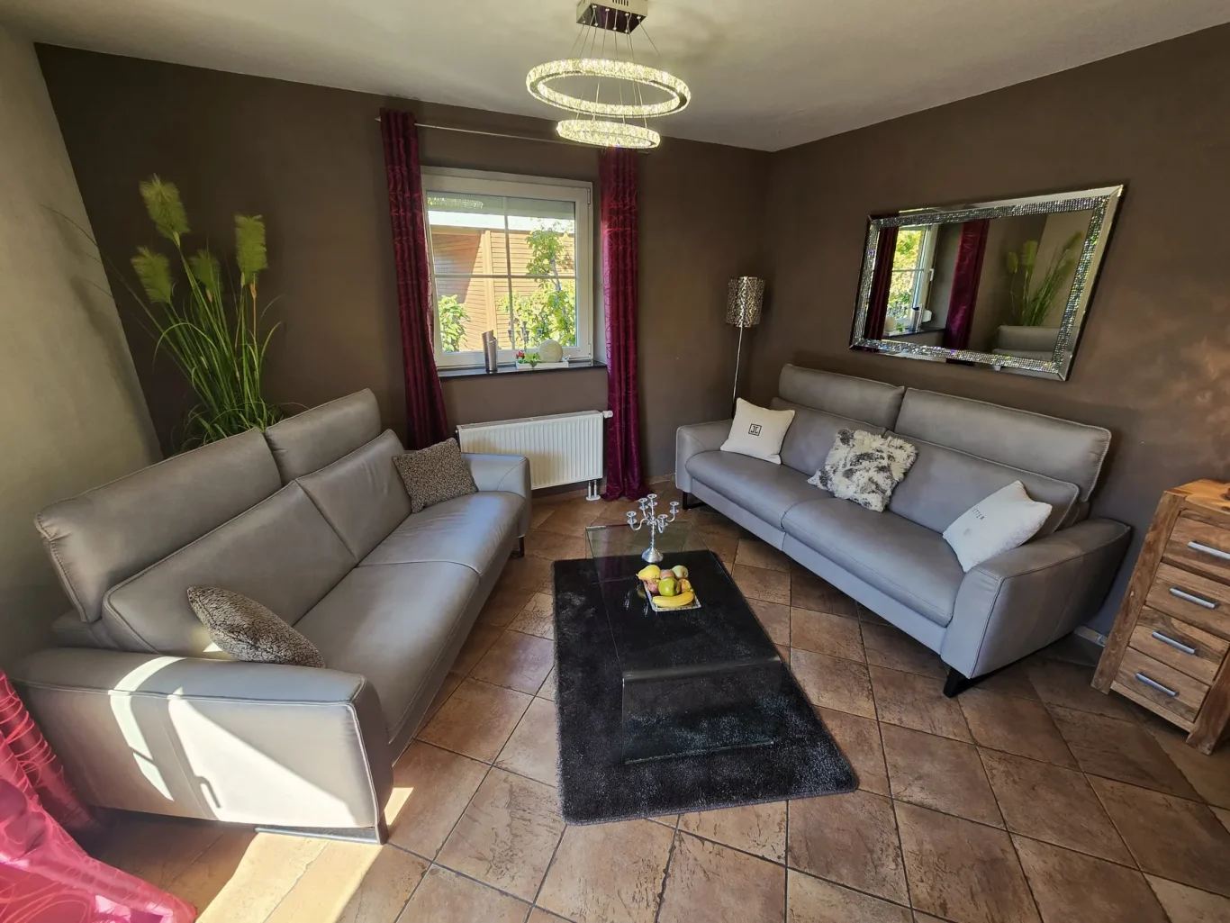 Wohnzimmer Wohnzimmer mit Sofa auf Fehmarn