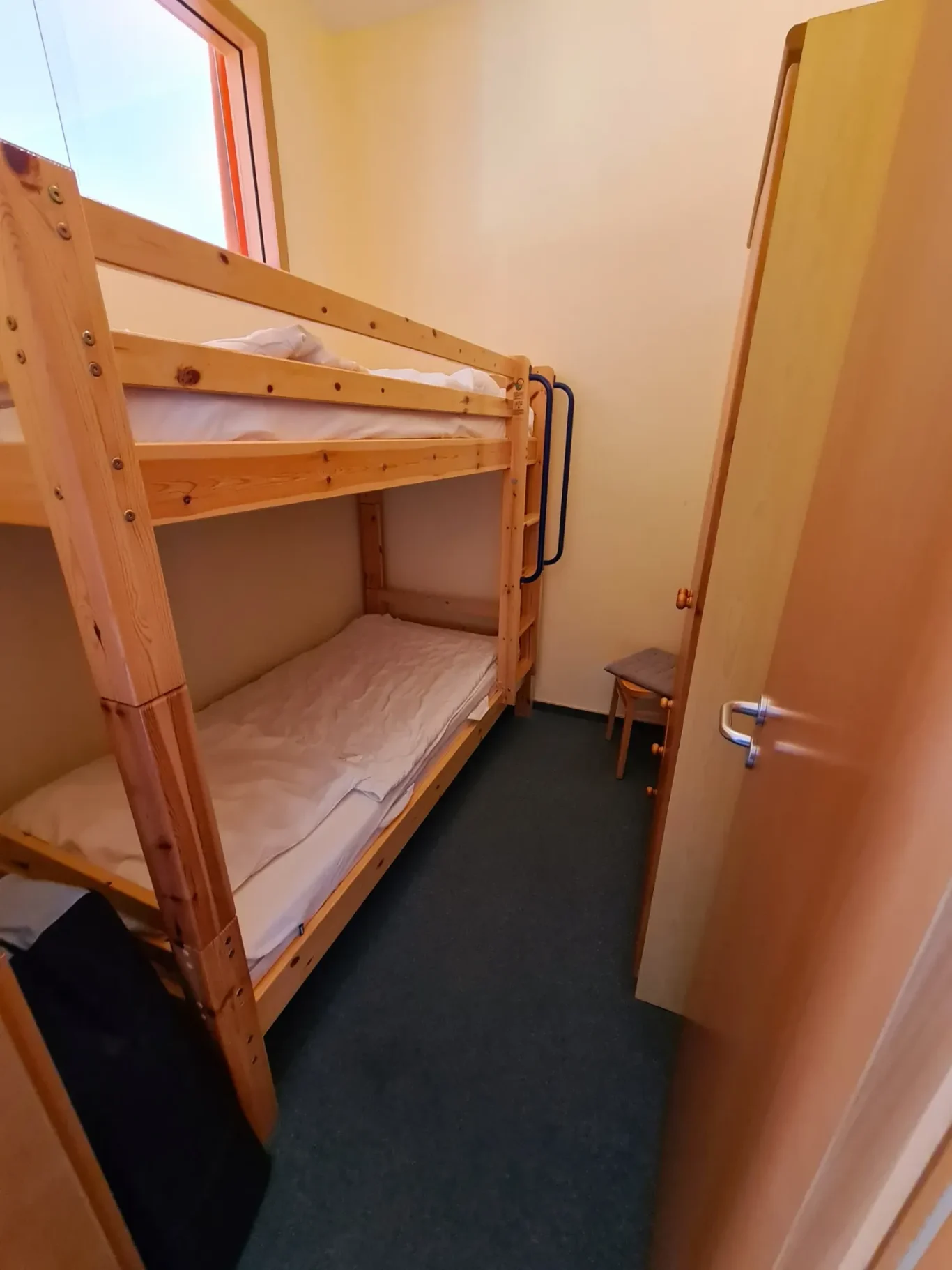 sep. Schlafzimmer Etagenbett in Ferienwohnung am Südstrand Fehmarn