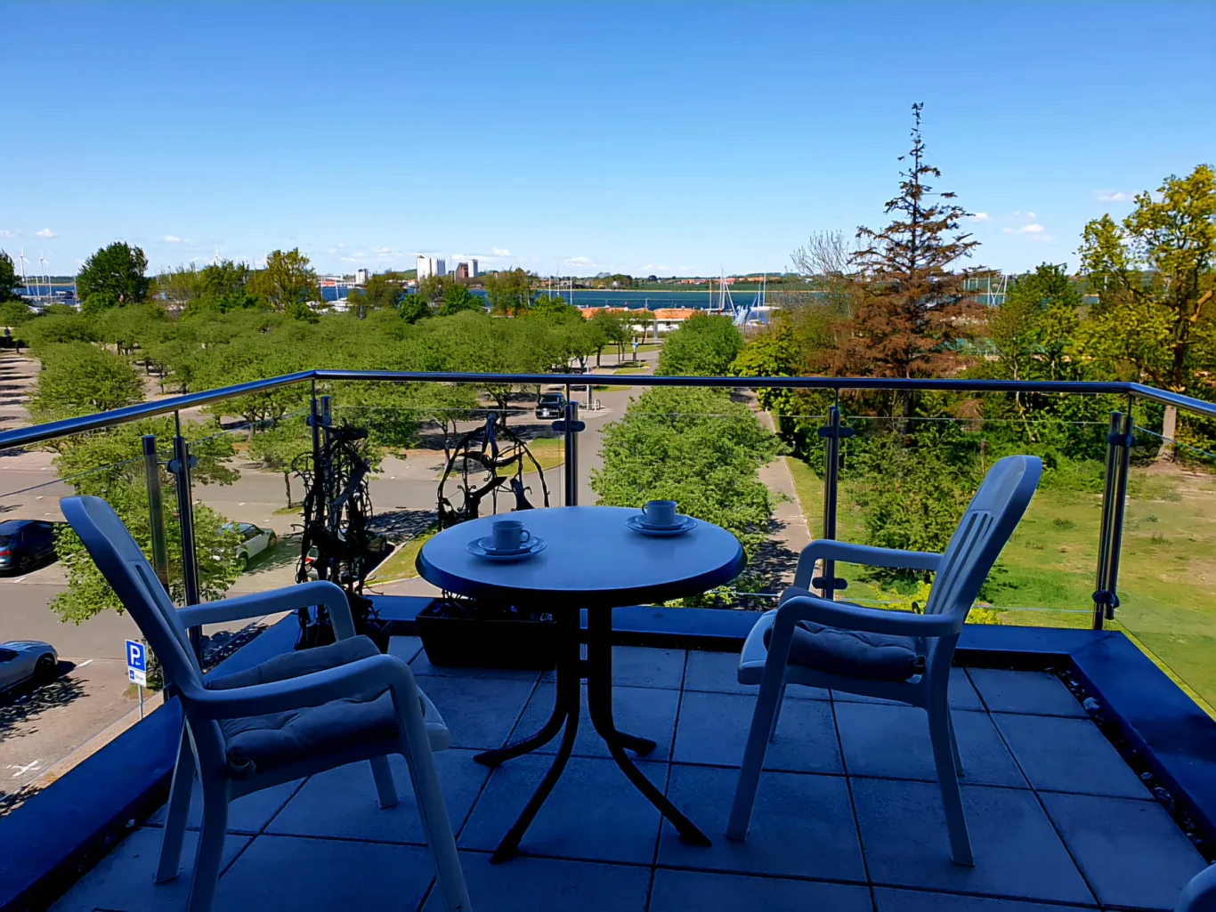Balkon Balkon mit Binnenseeblick am Südstrand Fehmarn
