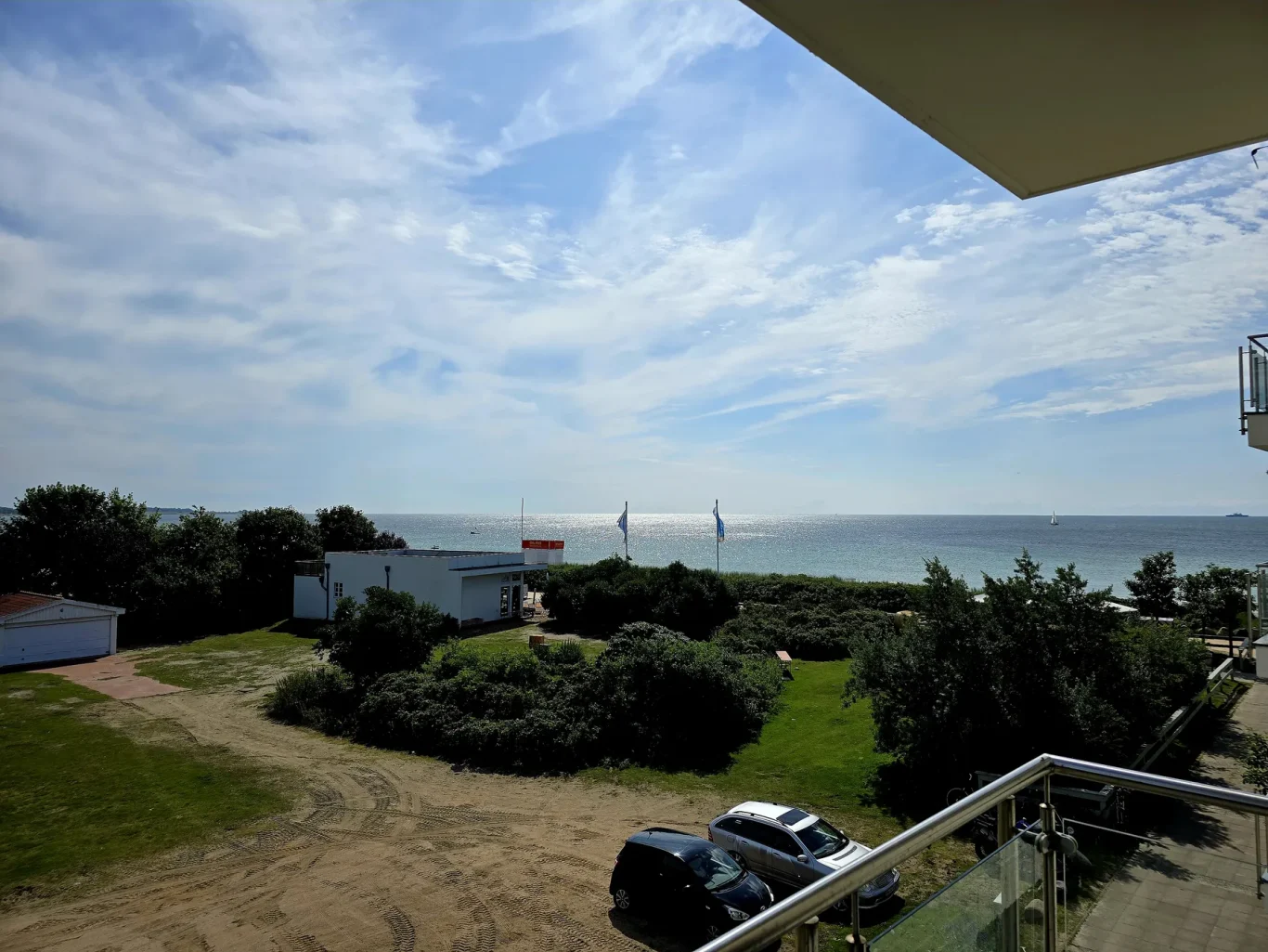 Ausblick Ausblick auf Ostsee und Südstrand von Ferienwohnung auf Fehmarn