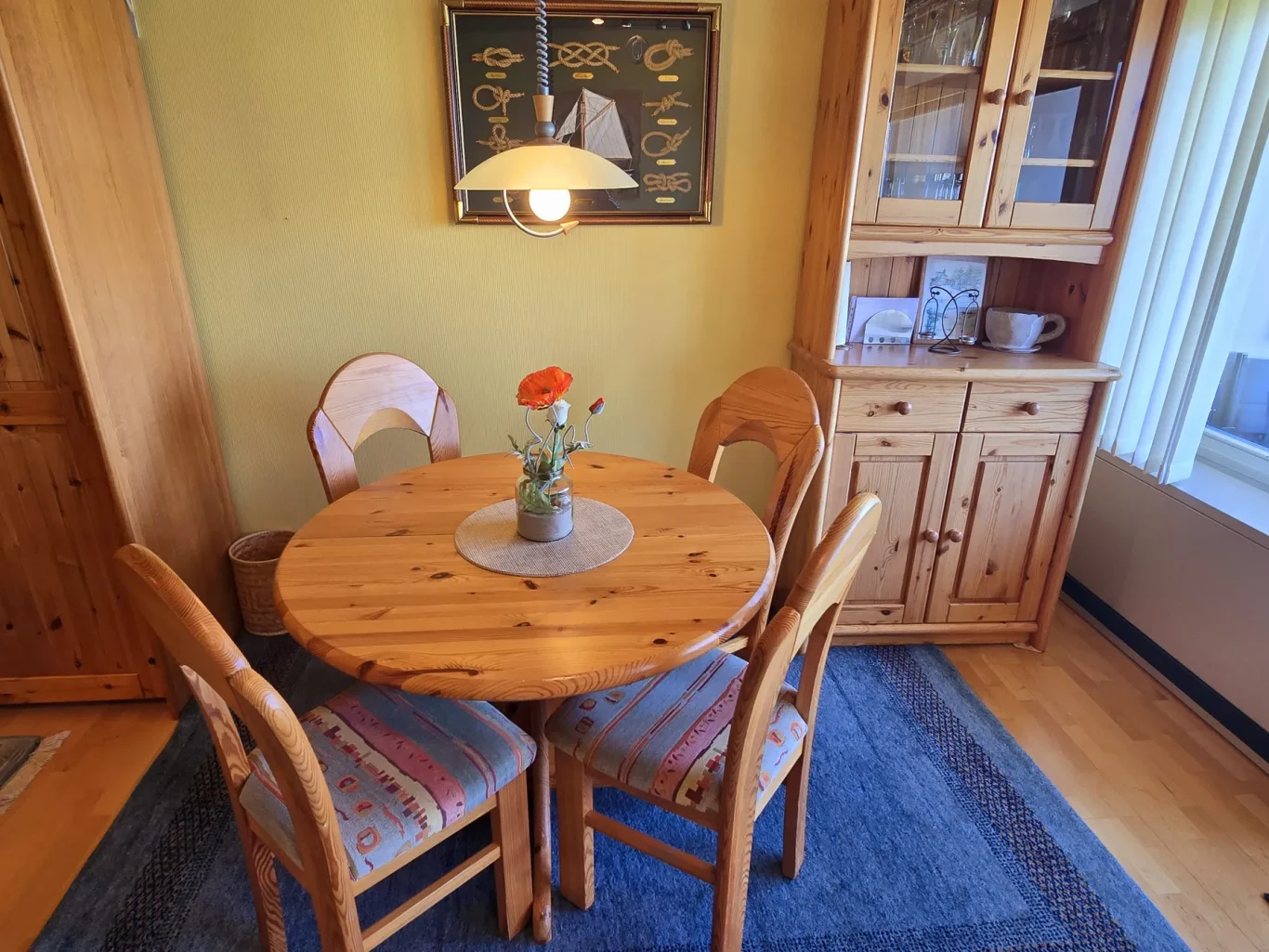 Essbereich in Ferienwohnung am Südstrand Fehmarn