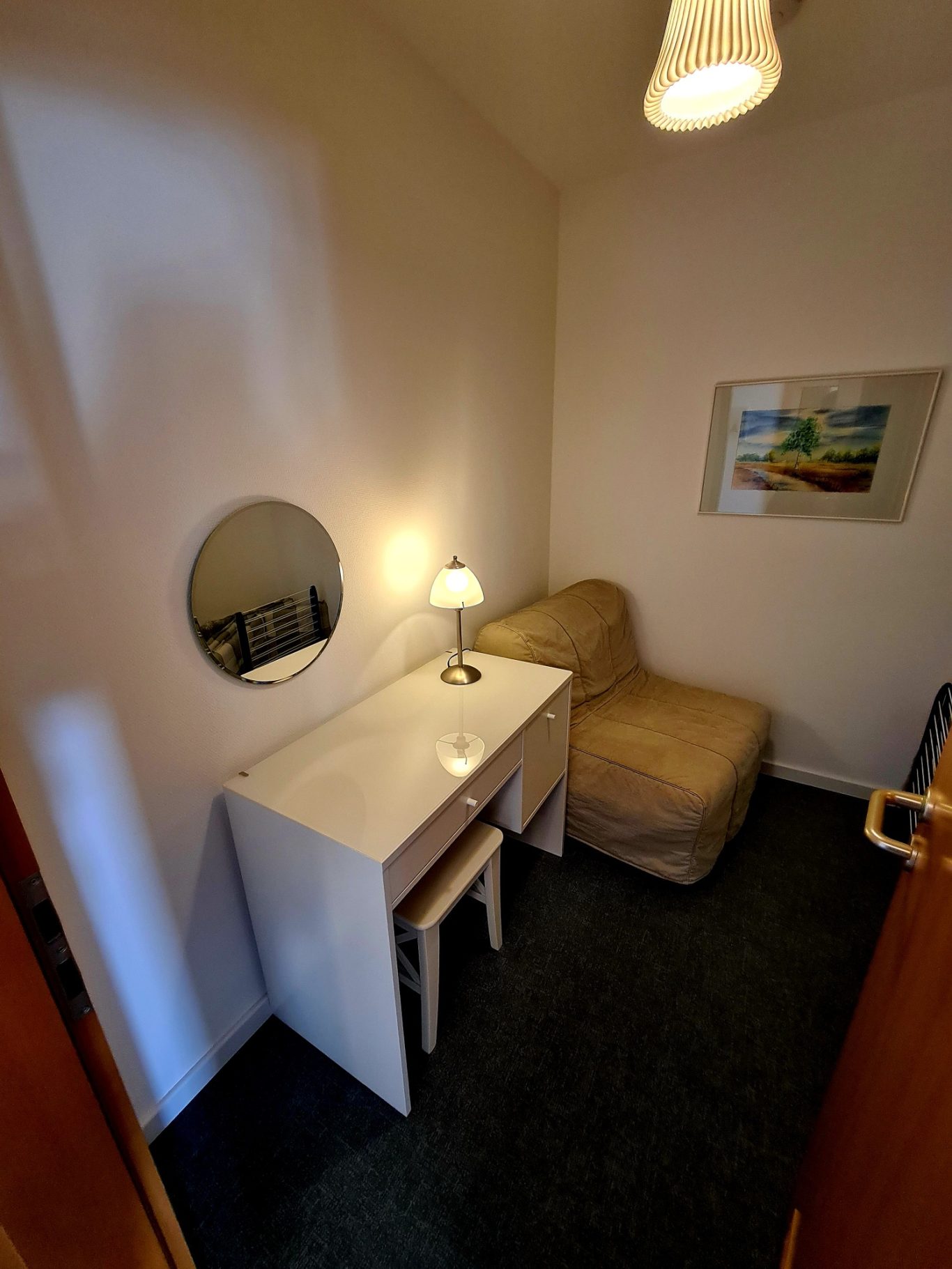 sep. Schlafzimmer mit Einzelbett