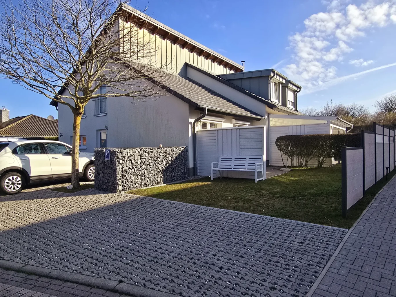 Außenansicht Ferienhaus auf Fehmarn nahe Ostsee